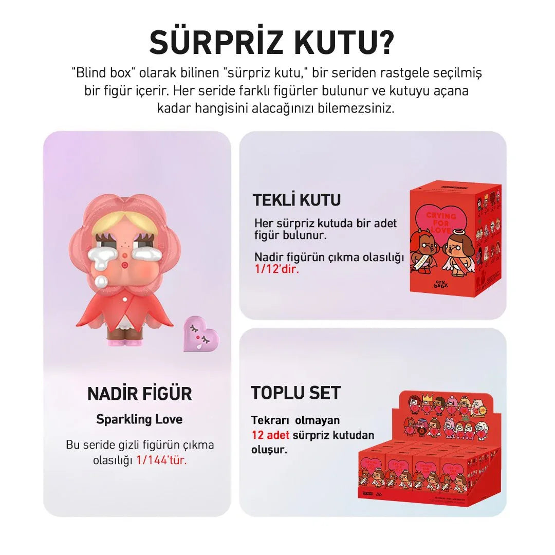POP MART CRYAGAIN CRYING FOR LOVE SÜRPRİZ KUTU SERİSİ
