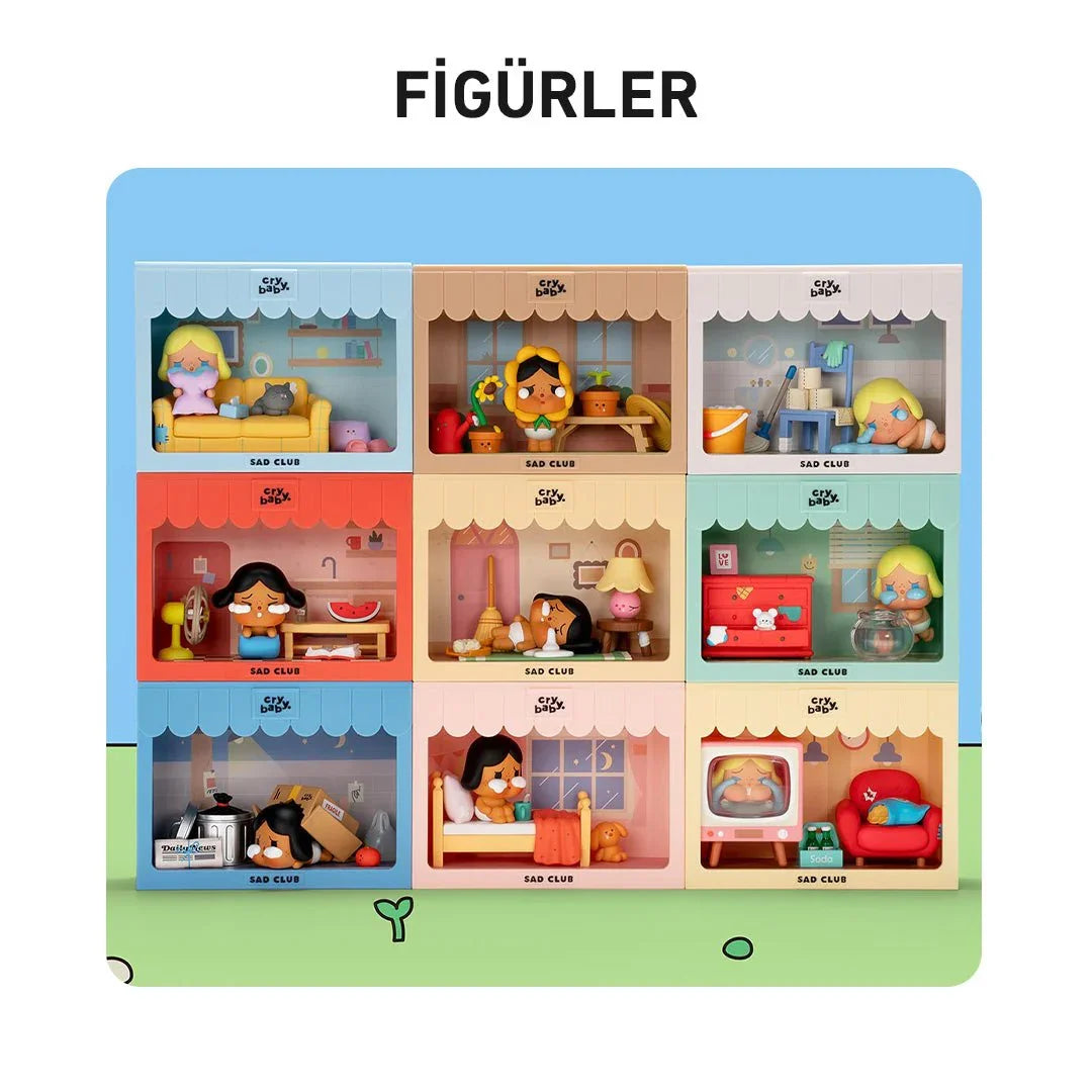 POP MART CRYAGAIN SAD CLUB SÜRPRİZ KUTU SERİSİ