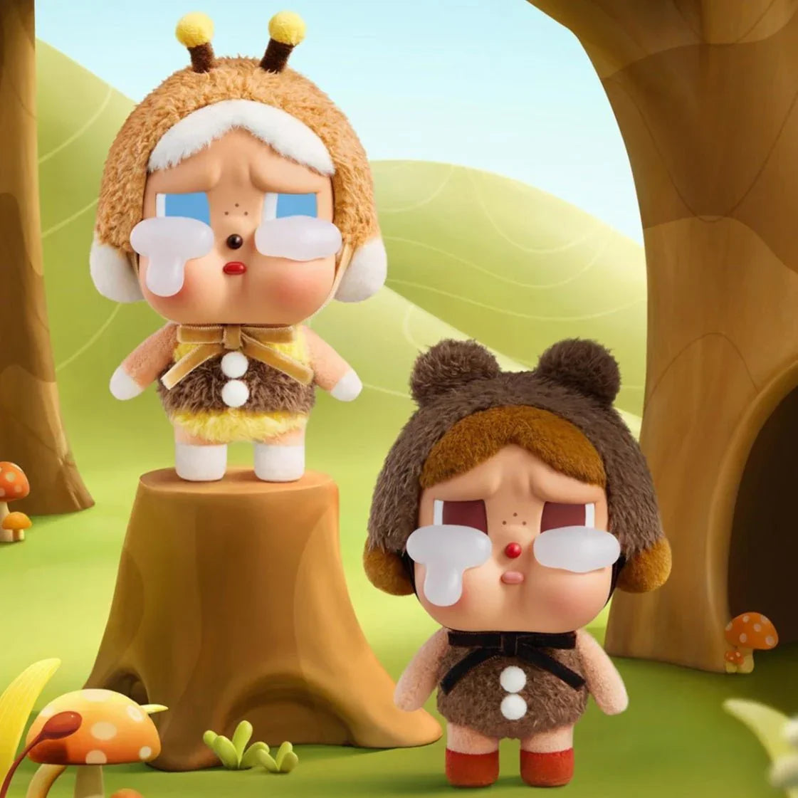 POP MART CRYBABY CRYING AGAIN LOVE MAKES US CRY YÜZ PELUŞ FİGÜR