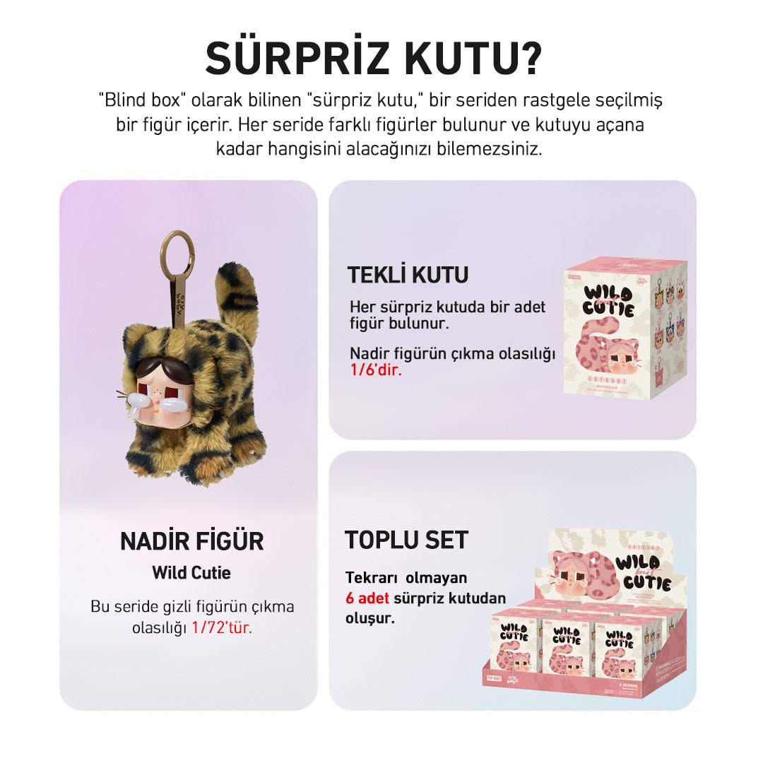 POP MART CRYBABY WILD BUT CUTIE SÜRPRİZ KUTU SERİSİ