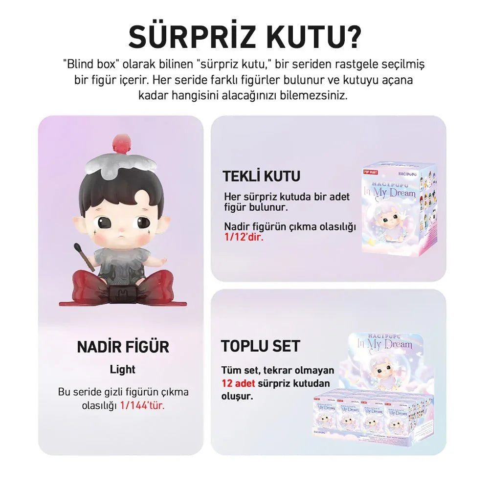 POP MART HACIPUPU IN MY DREAM SÜRPRİZ KUTU SERİSİ