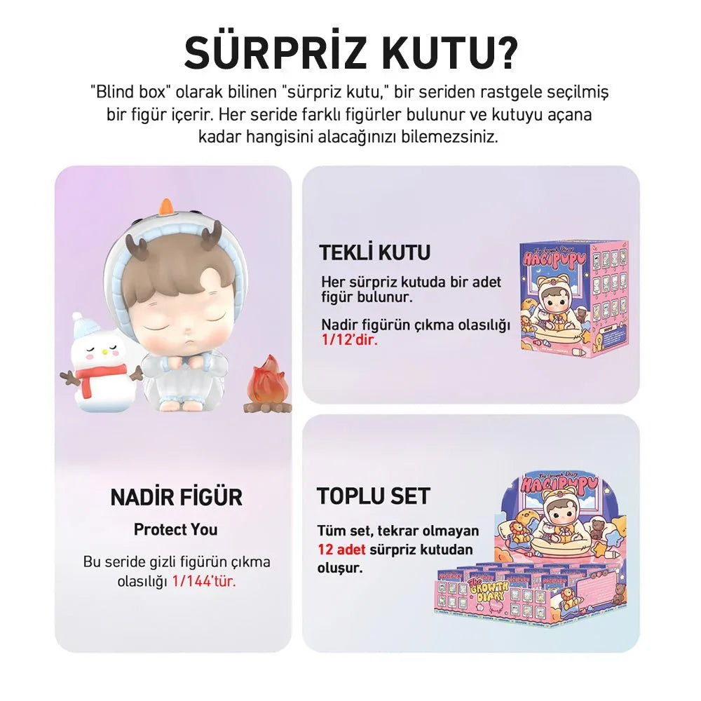 POP MART HACIPUPU THE GROWTH DİARY SÜRPRİZ KUTU SERİSİ