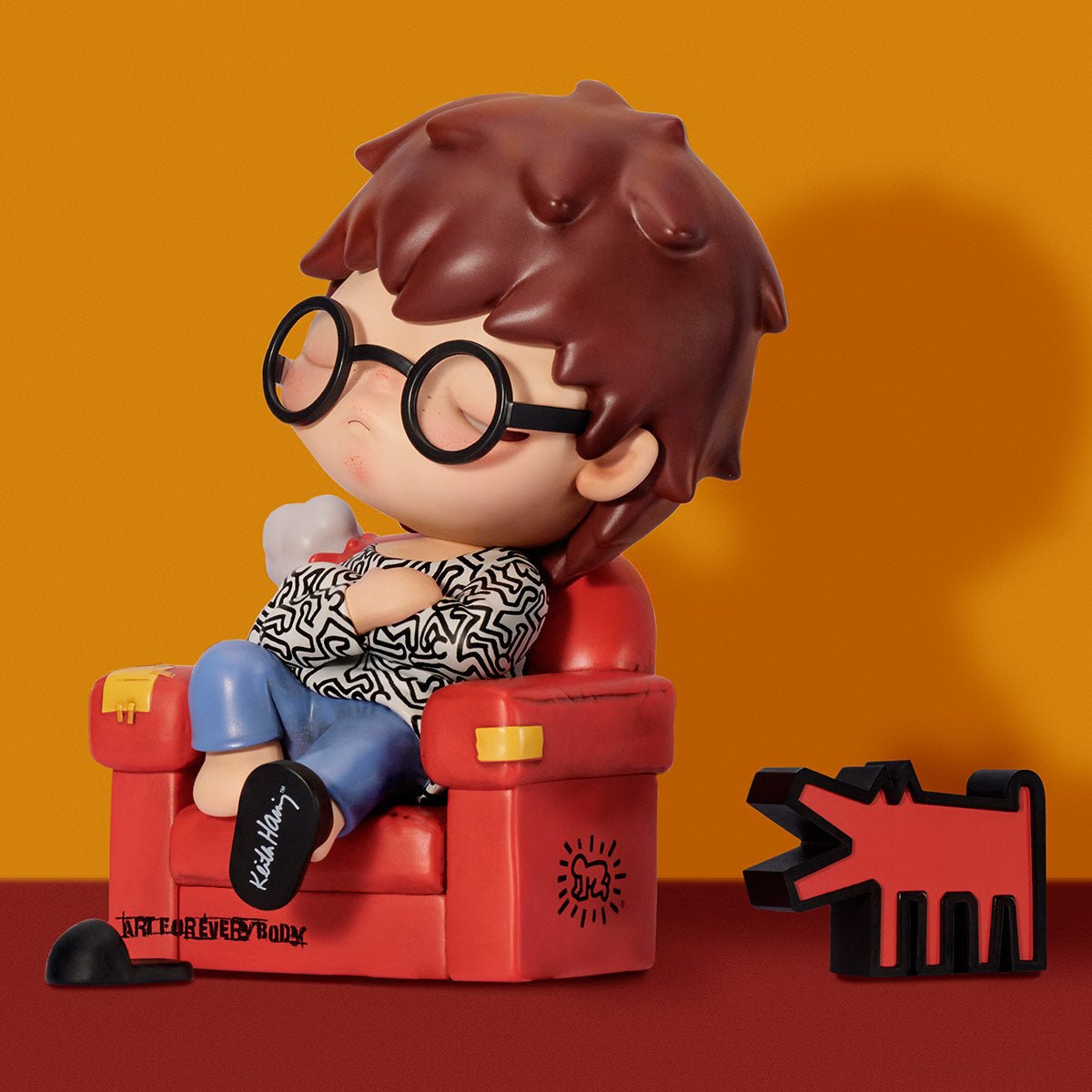 POP MART HIRONO X KEITH HARING FİGÜRÜ