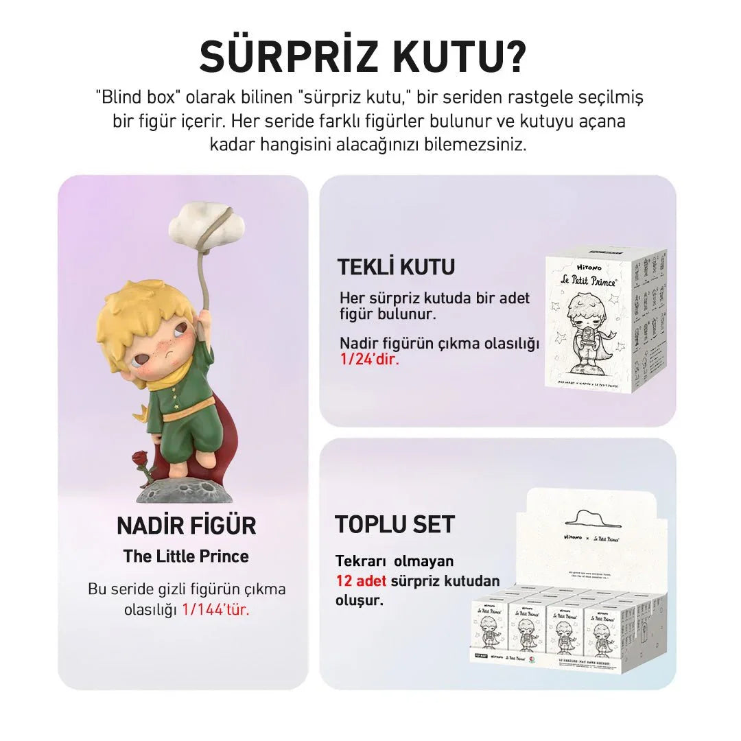 POP MART HIRONO X LE PETIT PRINCE SÜRPRİZ KUTU SERİSİ