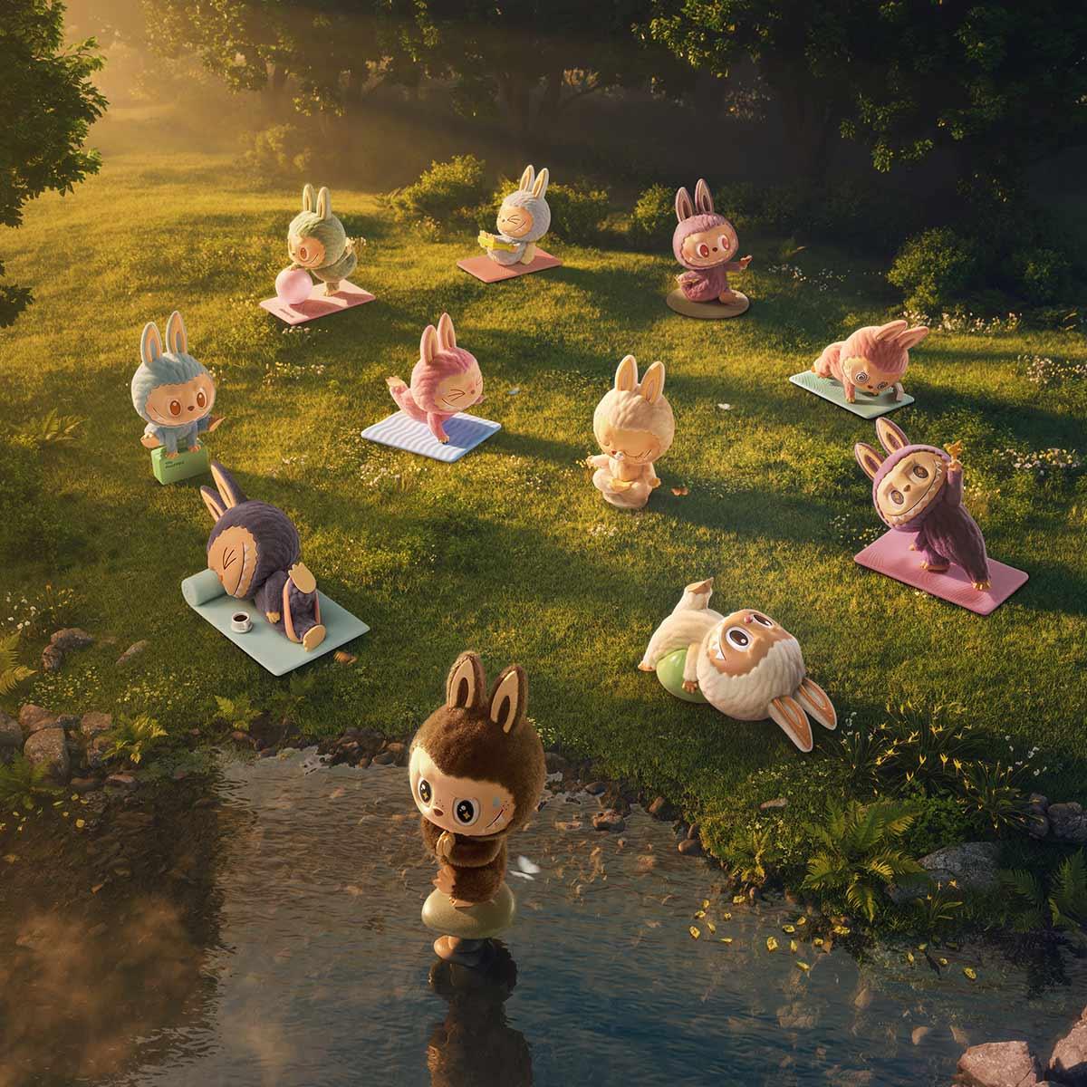 POP MART LABUBU THE MONSTER LAZY YOGA SÜRPRİZ KUTU SERİSİ