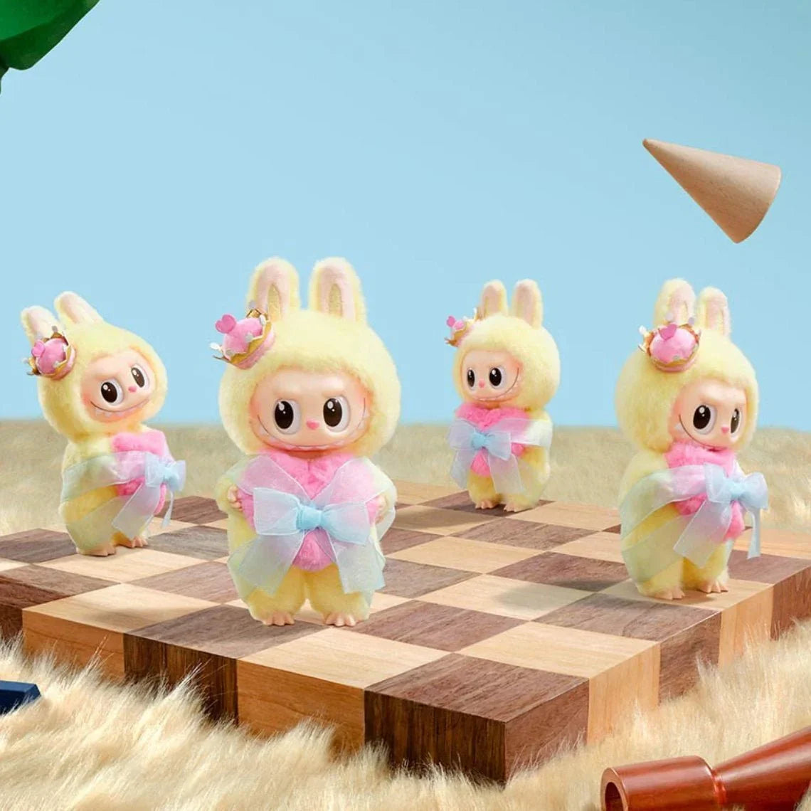 POP MART LABUBU THE MONSTERS LET’S CHECKMATE SERİSİ PELUŞ ASKI KART
