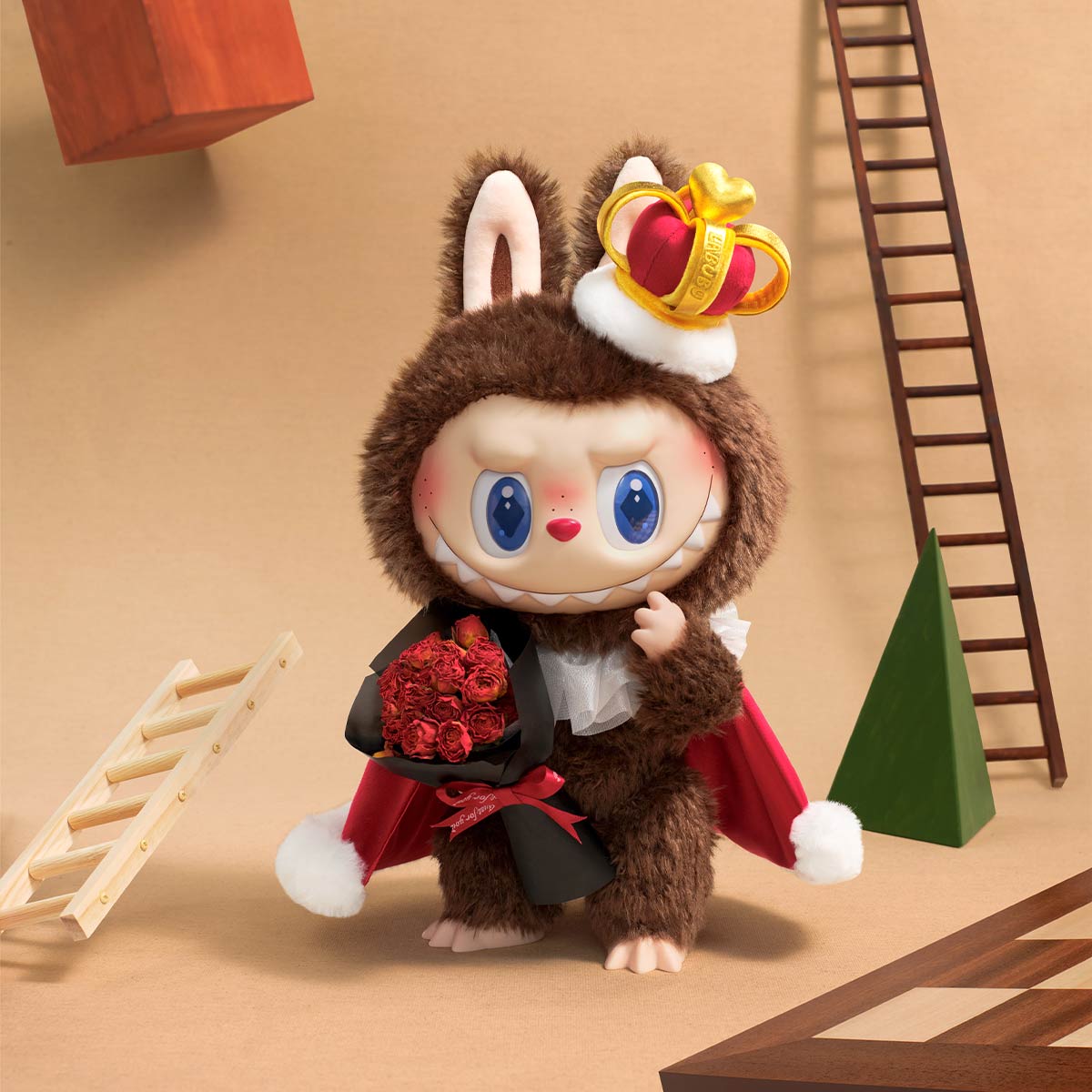POP MART LABUBU THE MONSTERS LET’S CHECKMATE SERİSİ PELUŞ BEBEK