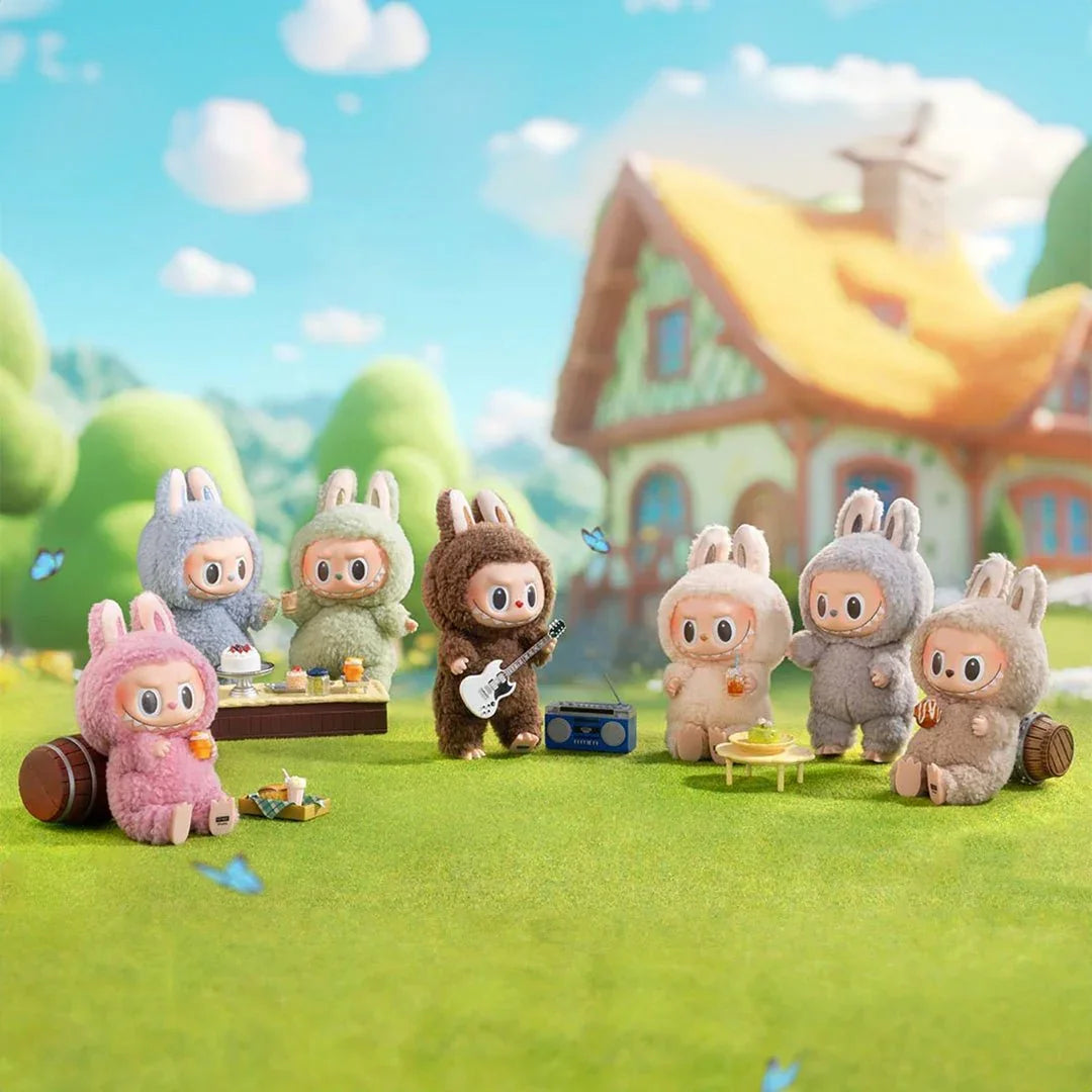 POP MART LABUBU THE MONSTERS TASTY MACARONS SESAME BEAN FİGÜR