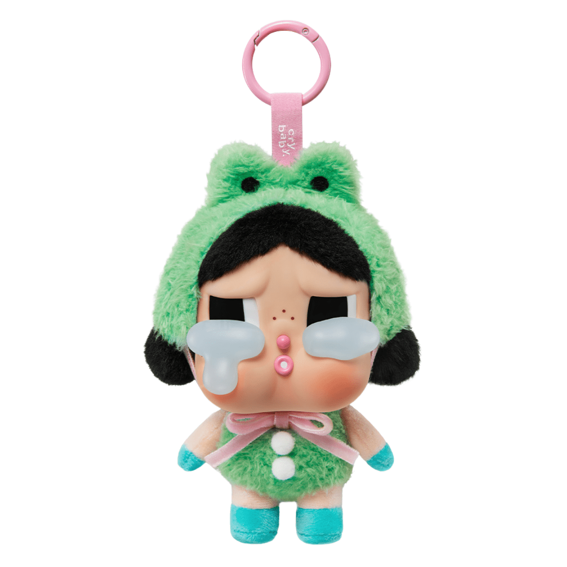 POP MART CRYBABY CRYING AGAIN WHAT A FROG YÜZ PELUŞ FİGÜR