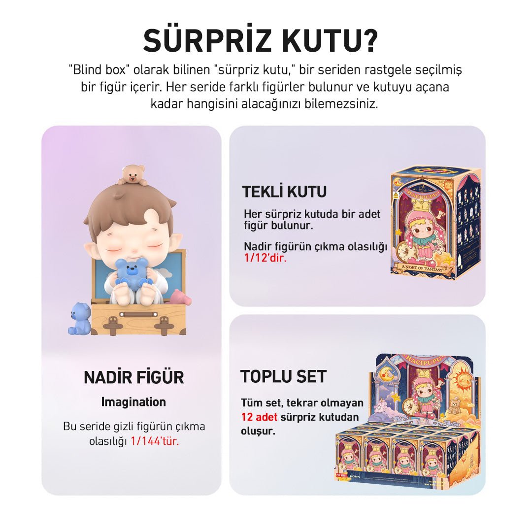 POP MART HACIPUPU A NIGHT OF FANTASY SÜRPRİZ KUTU SERİSİ