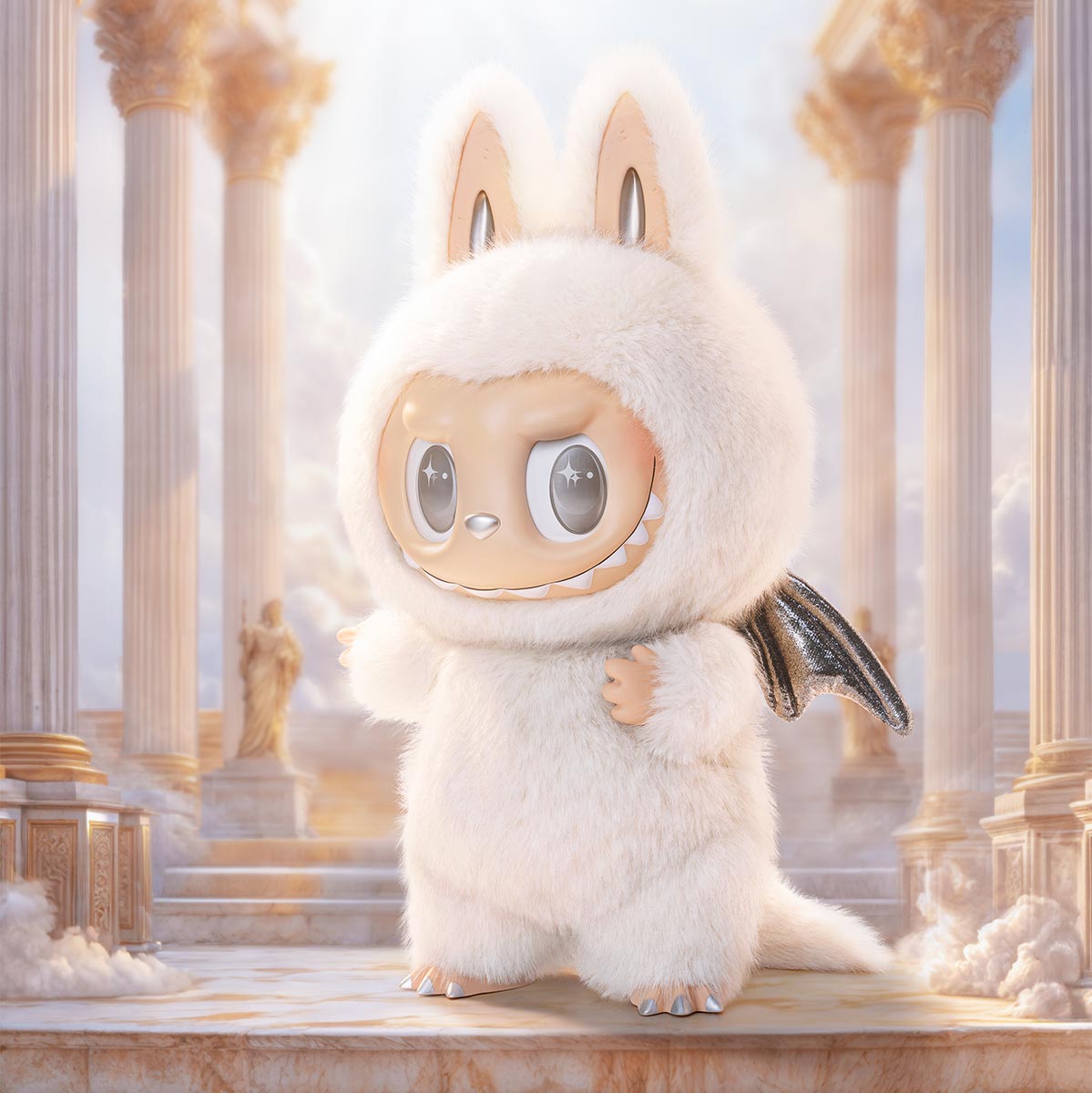 POP MART LABUBU THE MONSTERS ANGEL IN CLOUDS PELUŞ BEBEK