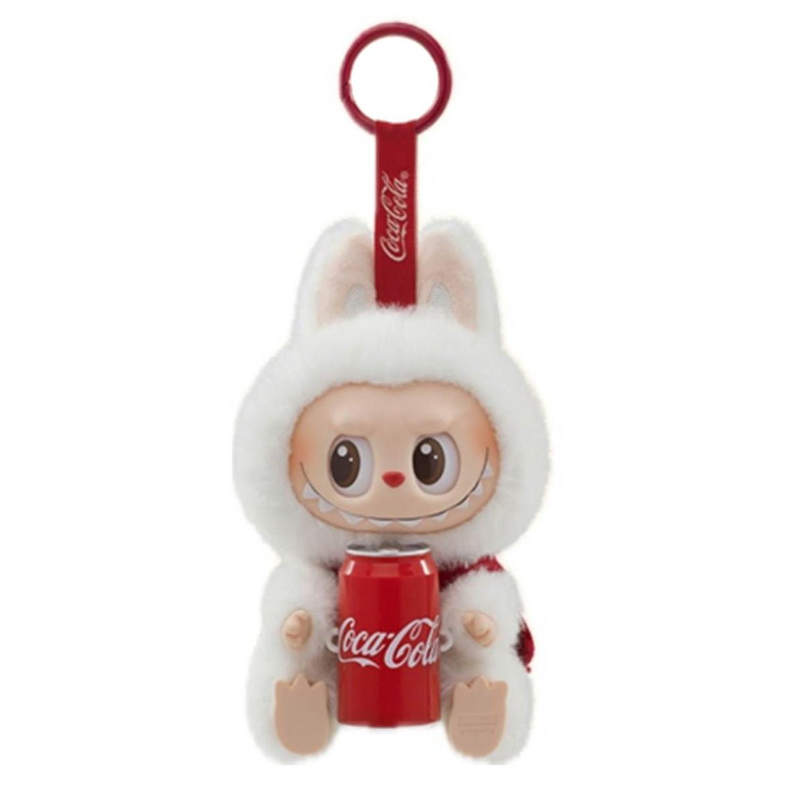 POP MART LABUBU THE MONSTERS COCA-COLA SERİSİ HAPPY FACTOR VİNİL PELUŞ FİGÜR